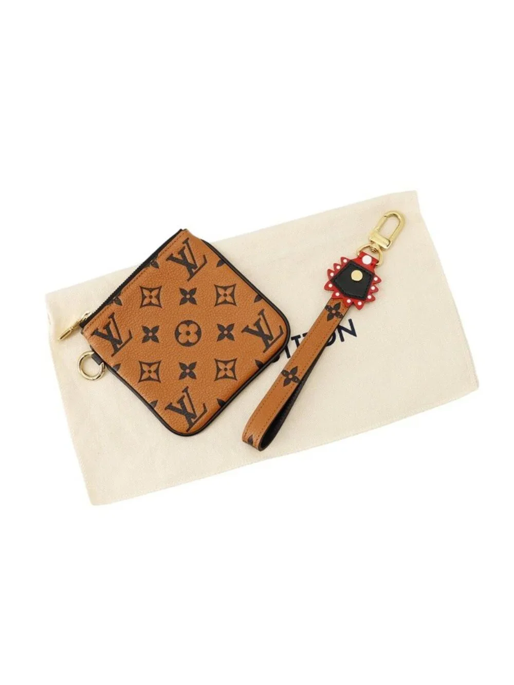 Louis Vuitton Pouch Monogram Empreinte Pochette Trio LV Crafty M Black